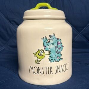 Rare Rae Dunn Pixar Monster Snacks container